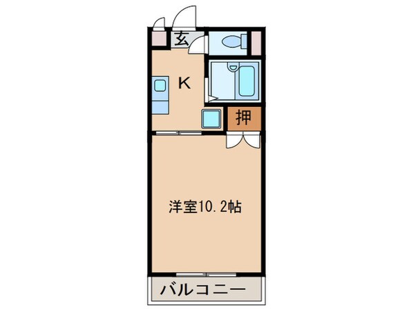 メルヴェ－ユ小幡Ⅰの物件間取画像